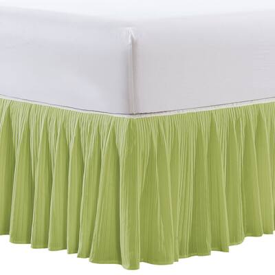 Serenta Pleated Bedskirt 18" Drop - 32 Color Options