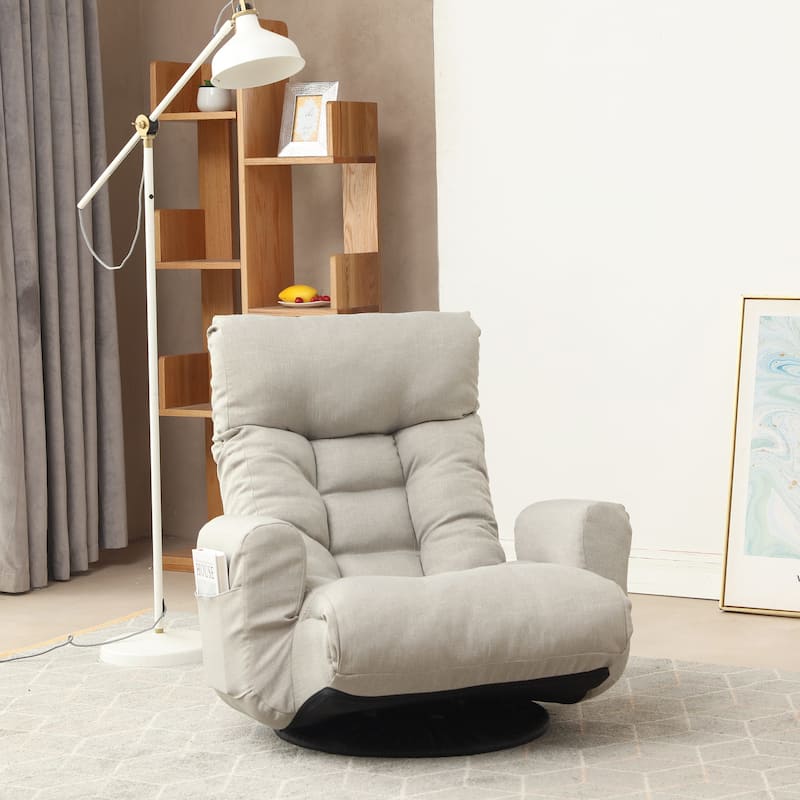 Adjustable head and waist, game chair, lounge chair in the living room, 360 degree rotatable sofa chair