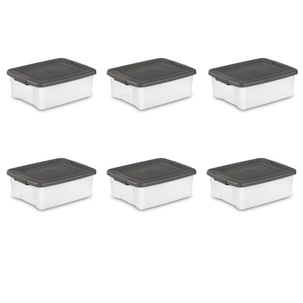 Sterilite 25 best sale quart shelf tote