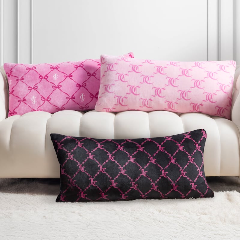 Juicy Couture Lattice Print Plush Body Pillow 1-Piece