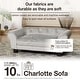 preview thumbnail 10 of 10, Enchanted Home Pet Charlotte Pet Sofa - Grey