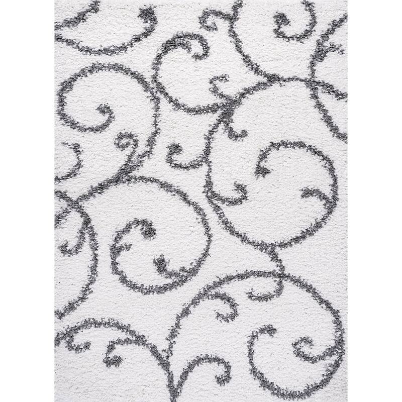 Sohni Shag Farmhouse Floral Indoor Area Rug