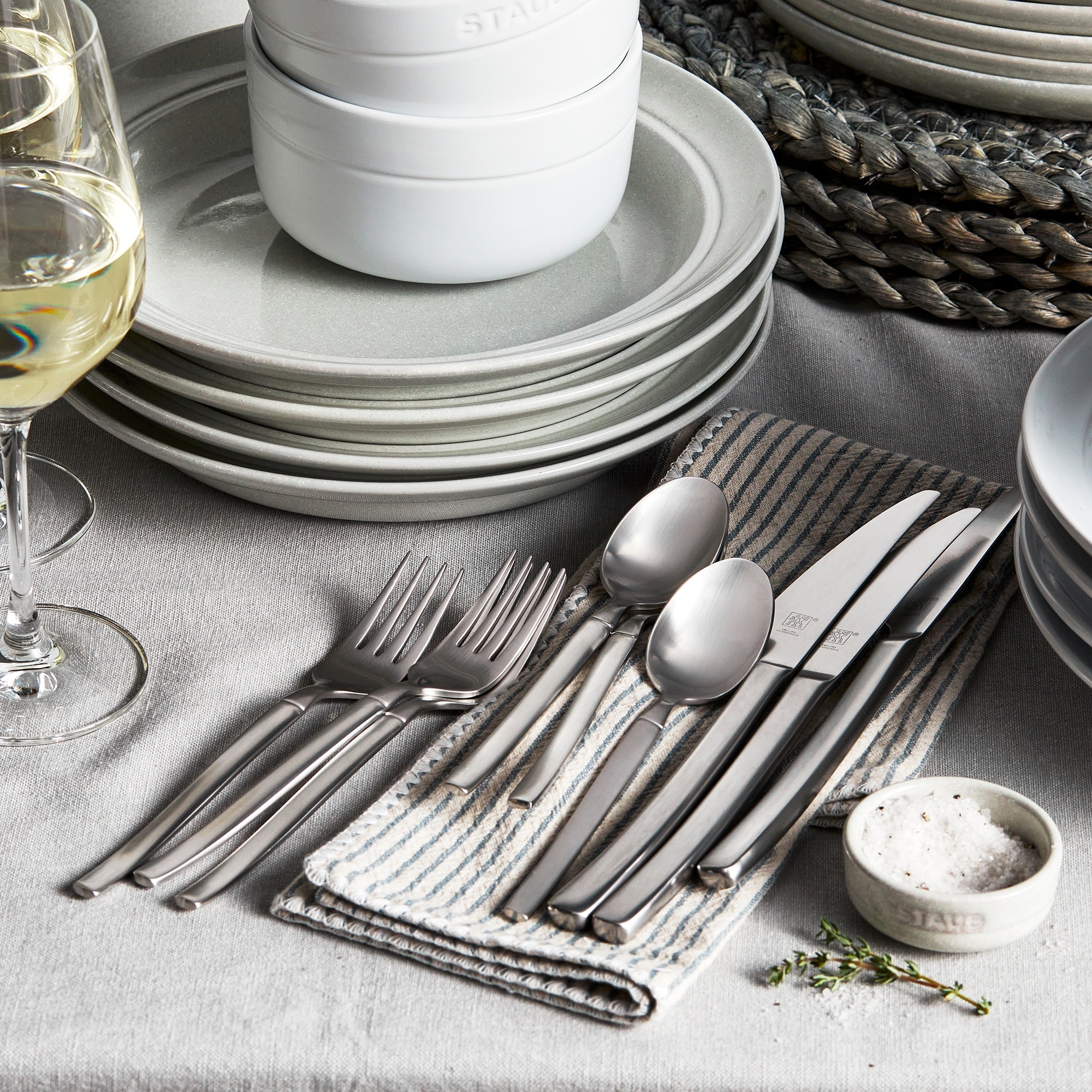 ZWILLING Opus 18/10 Stainless Steel Flatware Set - Bed Bath