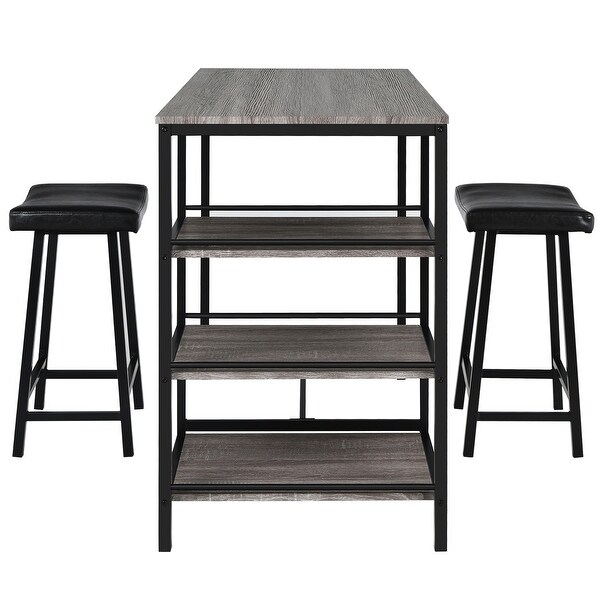 Costway 3 piece sales bar table set