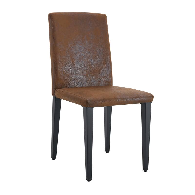 Modern Kitchen Chair Dining Chairs Set of 2 with Sturdy Metal Legs Side Chair for Dining Room