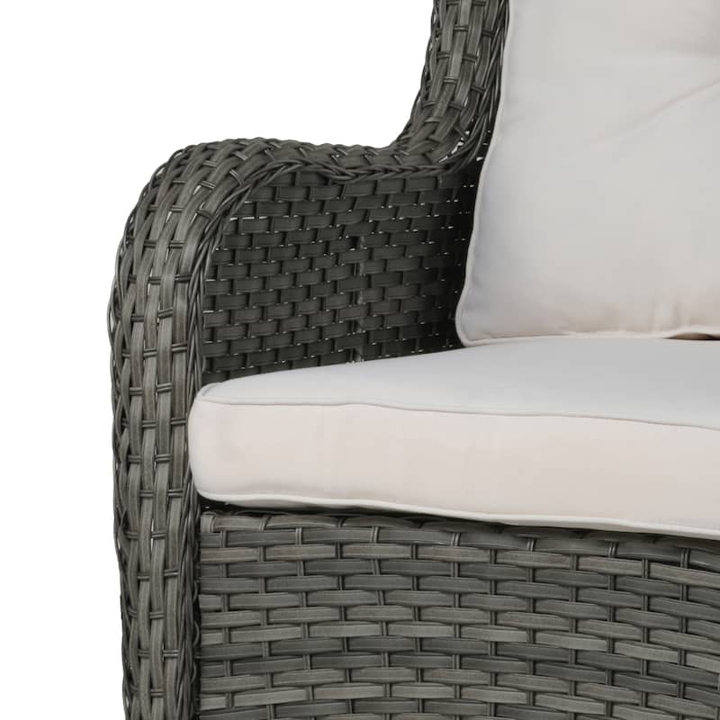 Outdoor Swivel Rocker Patio Rattan Chair