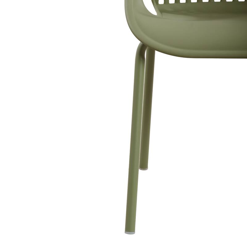 Christopher Knight Home - Modern Outdoor Dining Chair with Weather-Resistant Design - Set of 2