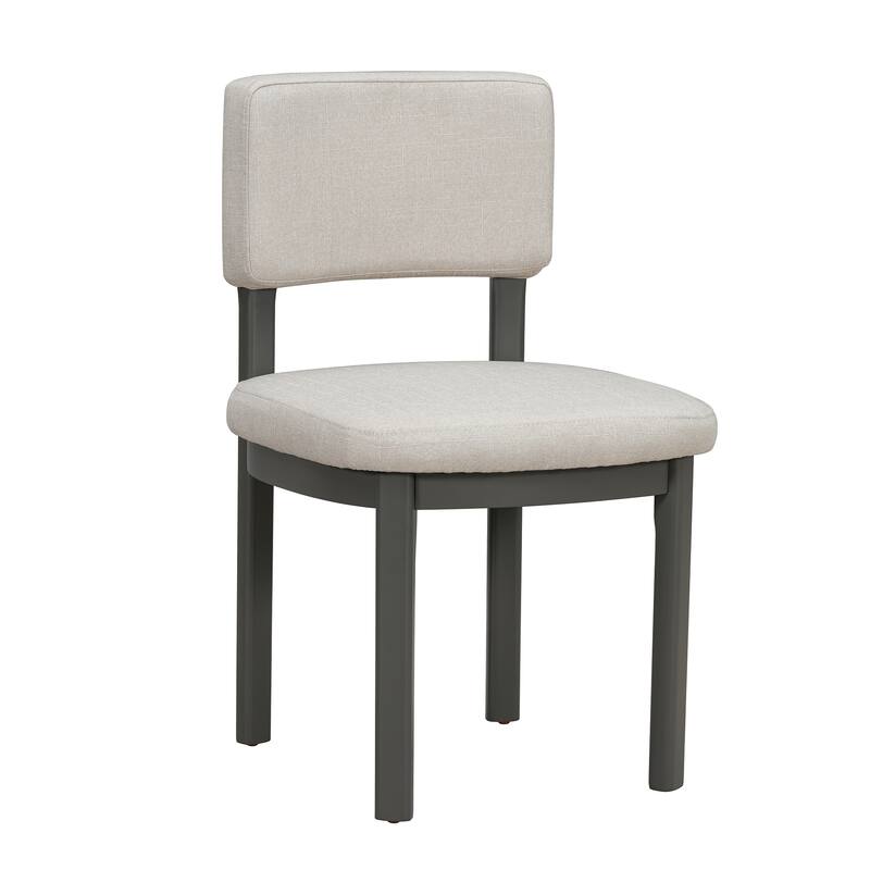 60" Farmhouse Dining Table with Cutout Legs, Rectangular Wood Table for Dining Room & Kitchen