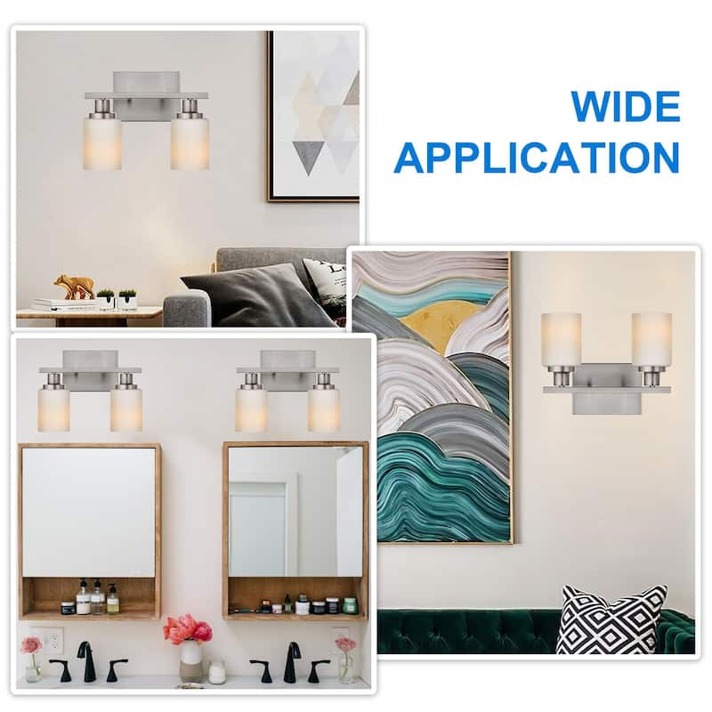 2-Light Bathroom Vanity Light