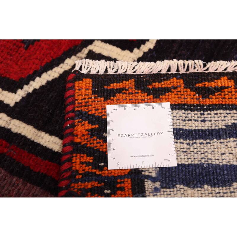 ECARPETGALLERY Hand-knotted Melis Vintage Red Wool Rug - 4'11 x 6'11