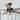 52" Industrial Black Glass Shade Indoor Ceiling Fan with Remote and Light Kit