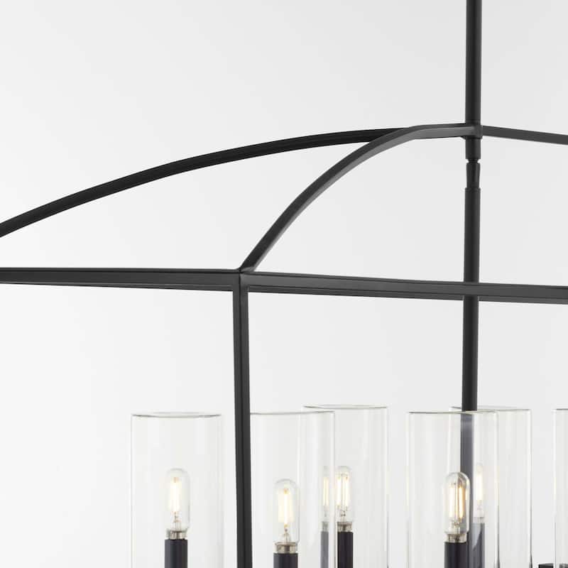 Quorum International 71-10 Odeon 10 Light 48" Wide Linear Chandelier