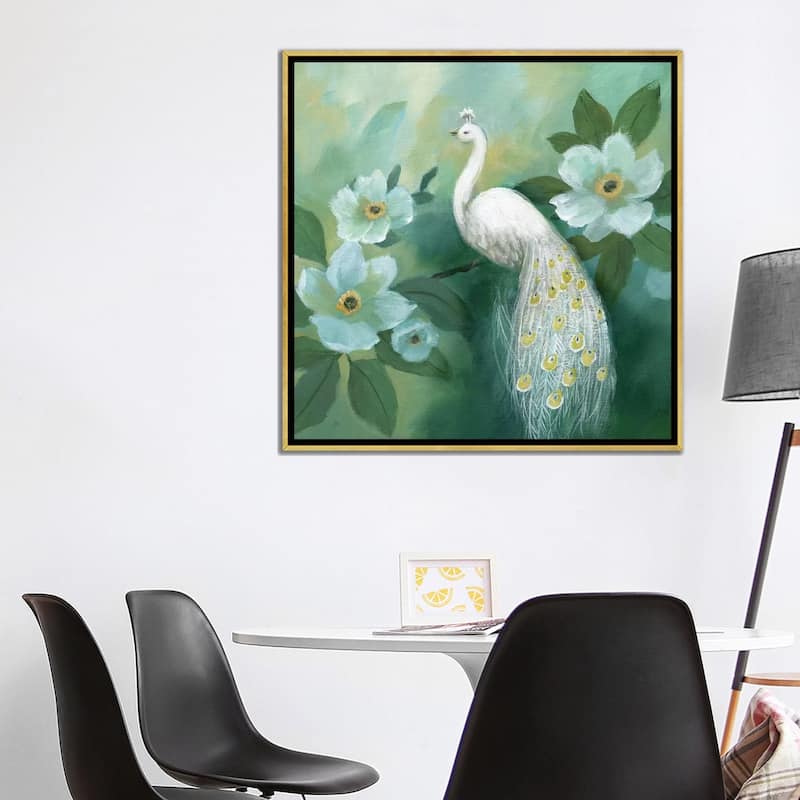 iCanvas "Proud Peacock" by Nan Framed Canvas Print