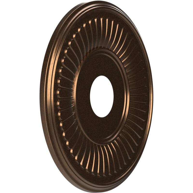 3 1/2" Inside Diameter - Berkshire Thermoformed PVC Ceiling Medallion
