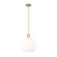 preview thumbnail 4 of 3, Margo 1 Light 13.75 inch Olde Brass Pendant Light
