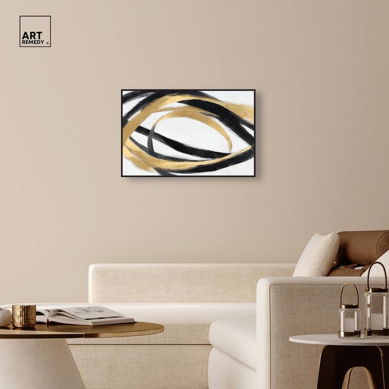 Loops of Luxury II Canvas by Art Remedy