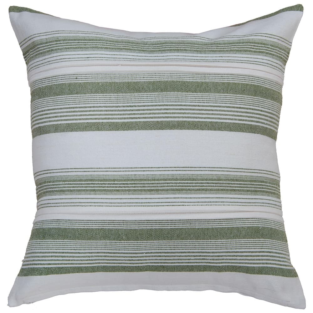 Rizzy Home Decorative Woven Stripe Throw Pillow