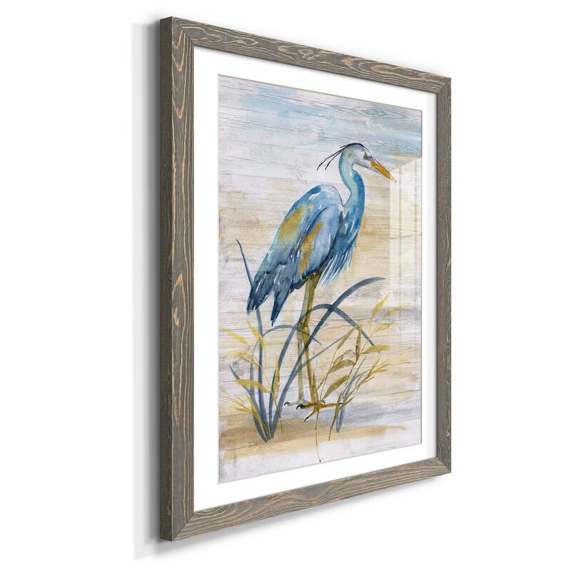 Blue Heron I-Premium Framed Print - Ready to Hang