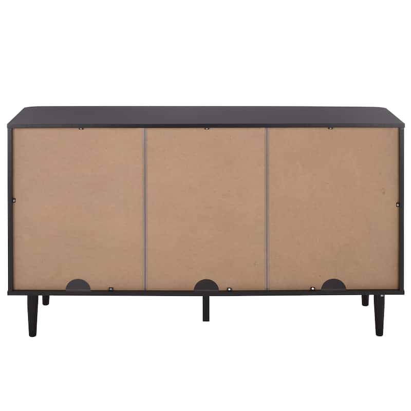 SAFAVIEH Home Brey 3-Door Sideboard/TV Stand - 55"W x 18"D x 32"H