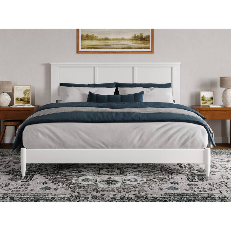 Charlotte Solid Wood Low Profile Platform Bed