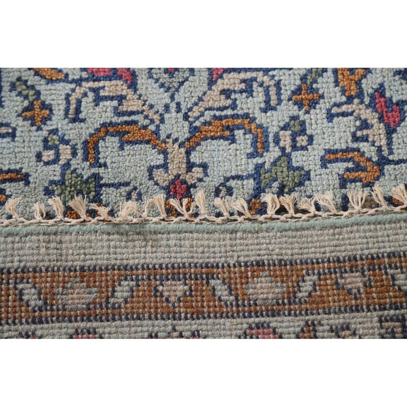 Heriz Serapi Indian Octagon Area Rug Handmade Wool Carpet - 5'11"x 6'1"