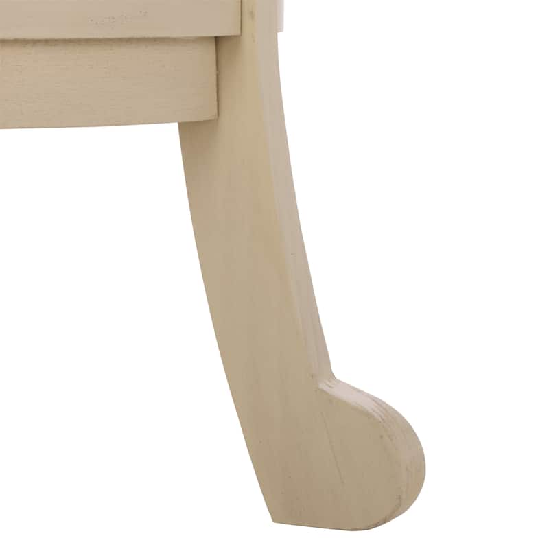 SAFAVIEH Carlotta Grey Pedestal Side Table - 18.1" x 18.1" x 26" - 18"W x 18"D x 26"H