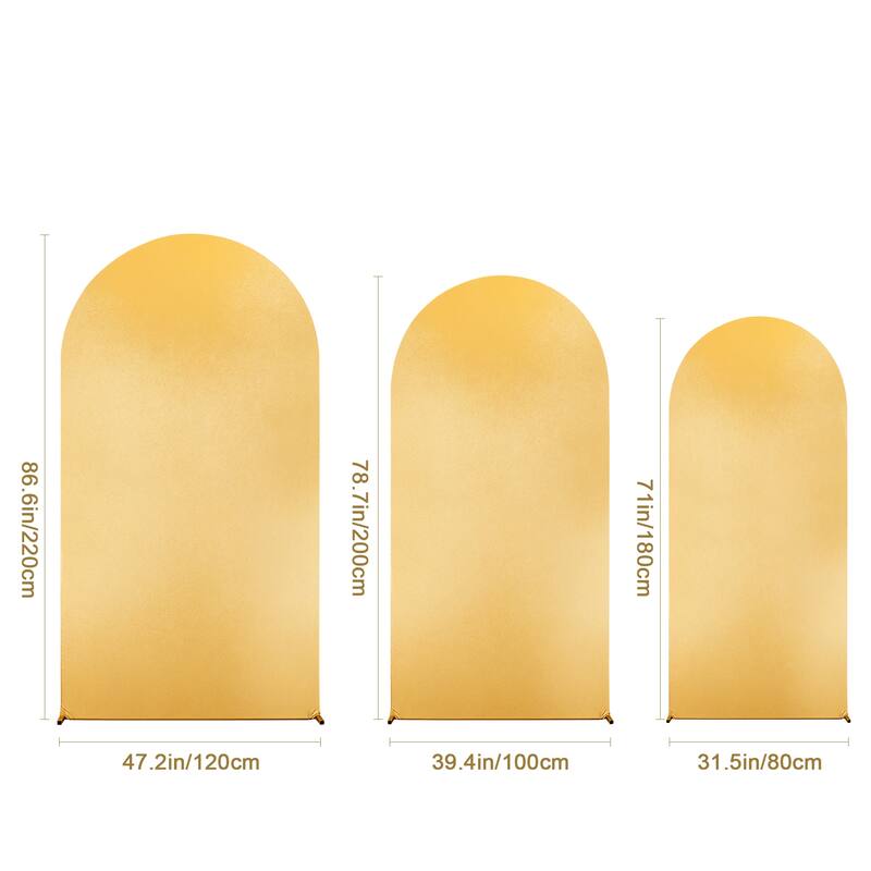 Wedding Arch Cover Double-Sided Spandex Fitted Arch Stand Covers Stretchy Backdrop Cover for Balloon Arches Birthday