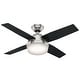 preview thumbnail 2 of 16, Hunter 44" Dempsey Ceiling Fan with LED Light Kit and Handheld Remote - Contemporary, Transitional, Industrial