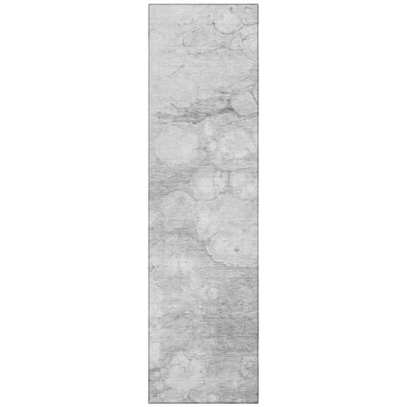 Machine Washable Indoor/ Outdoor Chantille Abstract Modern Rug
