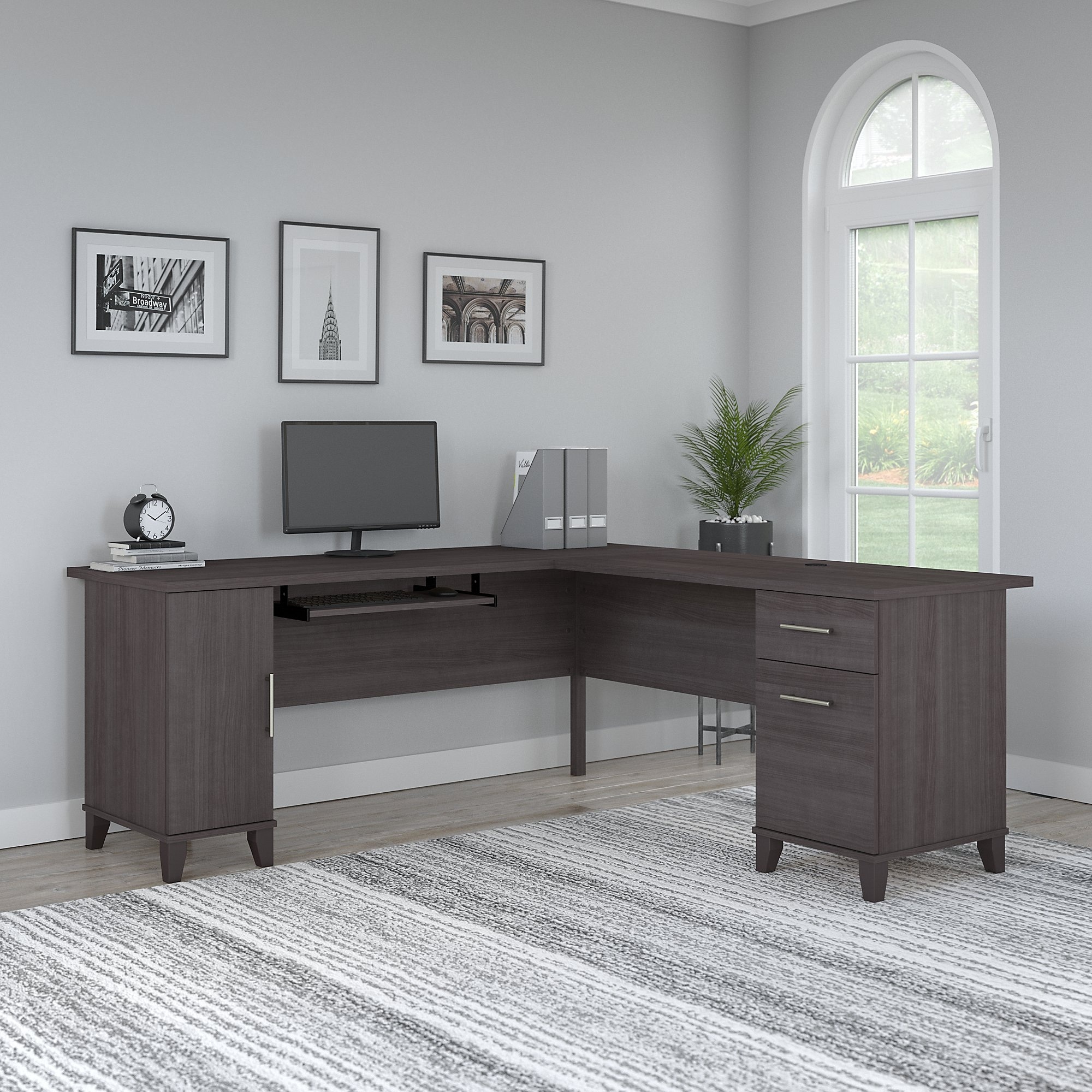 72w sts l shaped deals desk