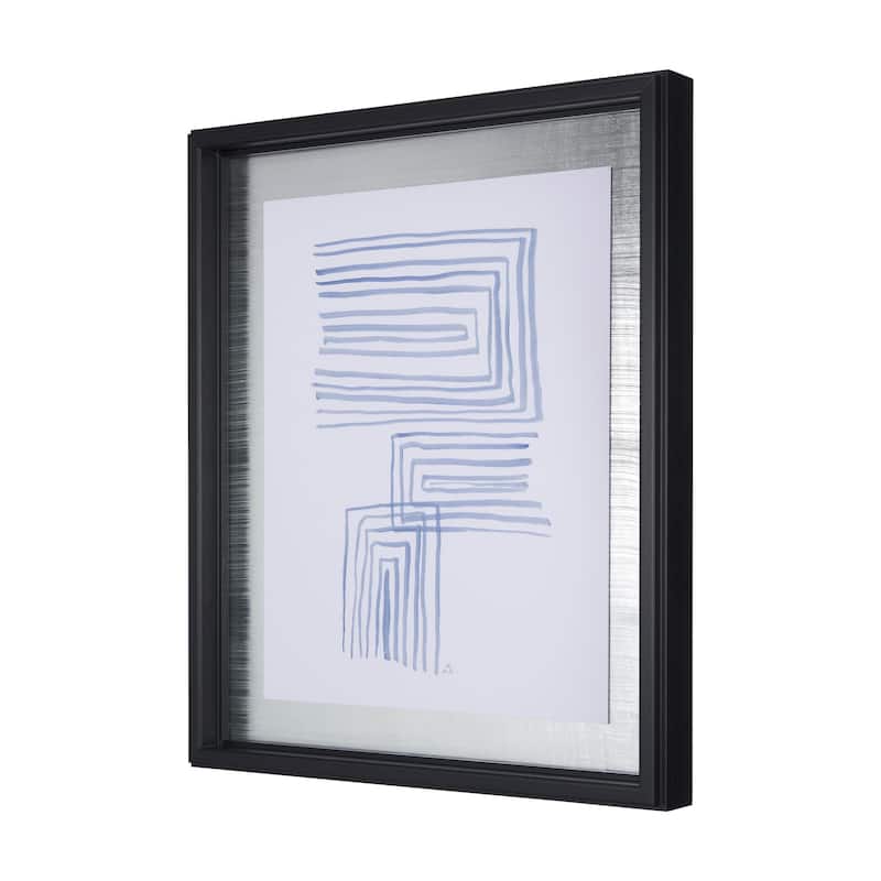 Lines I Framed Art Print
