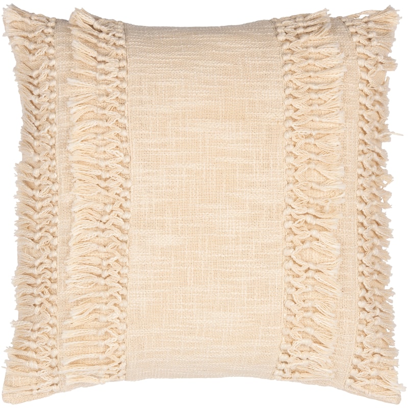 Miloh Tassel Fringe Accent Throw Pillow