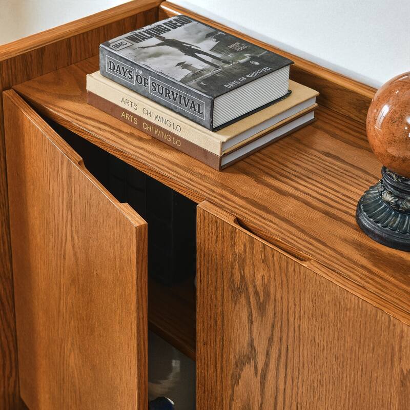 Buffet Cabinet with Doors, Rustic Sideboard Storage for Entryway, Hallway, Kitchen and Dining Room.