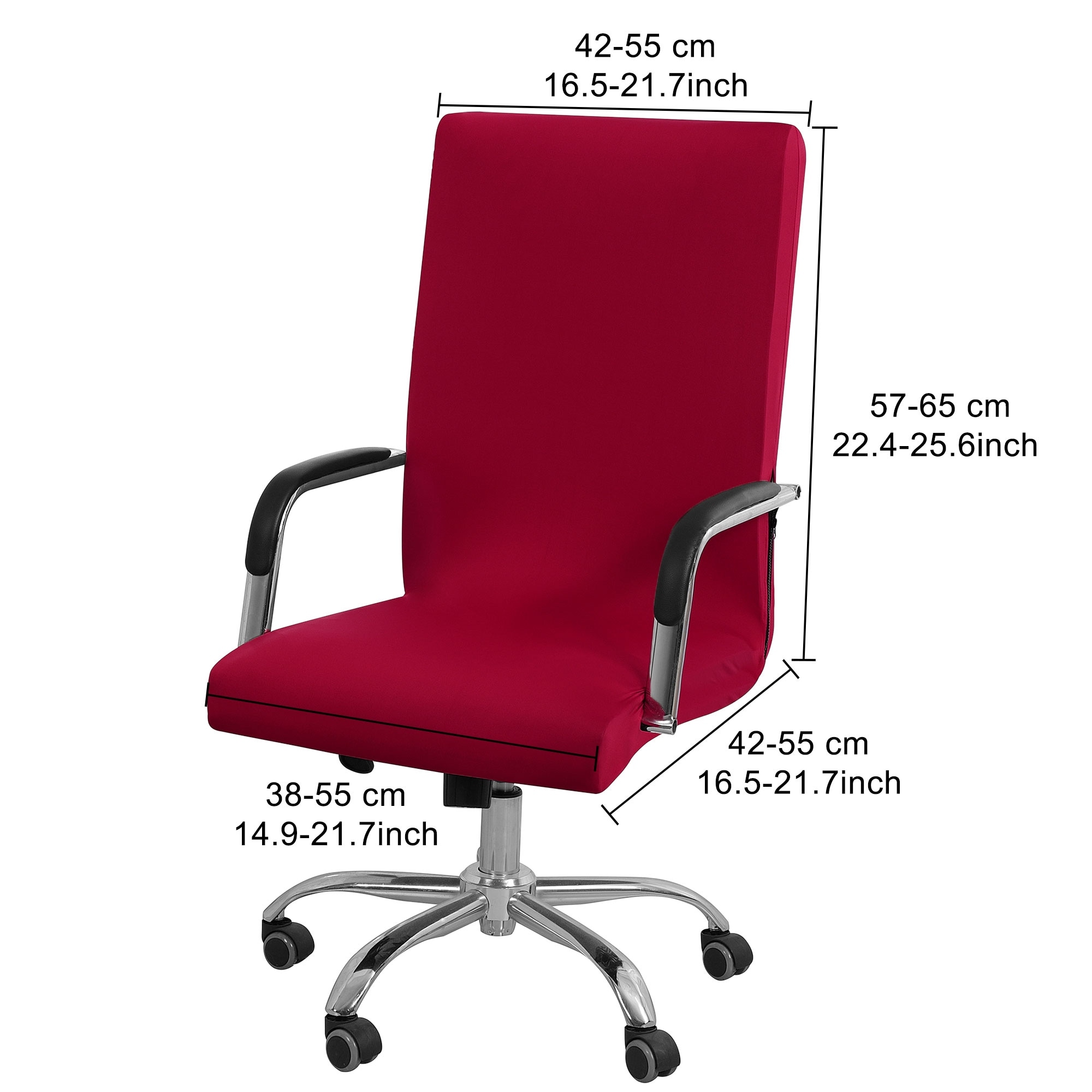 Spandex Office Chair Covers Stretch Gaming Chair Seat Protector Elastic  Armchair Cover Rotating Lift Computer Chair Slipcover