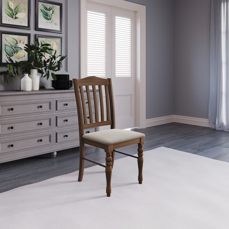 Clayfell 7-Piece Mayfield Dining Set With Turned Legs