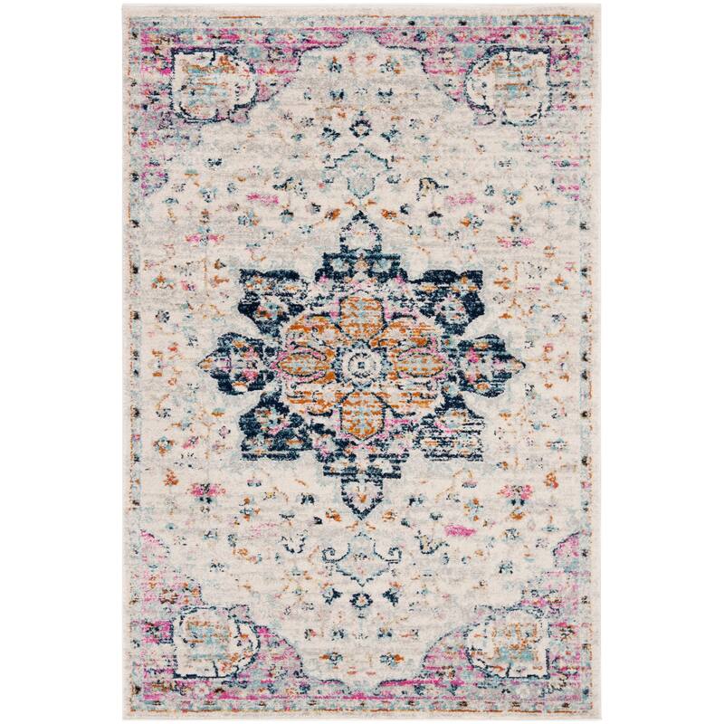 SAFAVIEH Madison Peggie Vintage Boho Medallion Rug