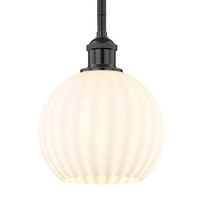Innovations Lighting 616-1S 10 8 White Venetian Pendant White Venetian