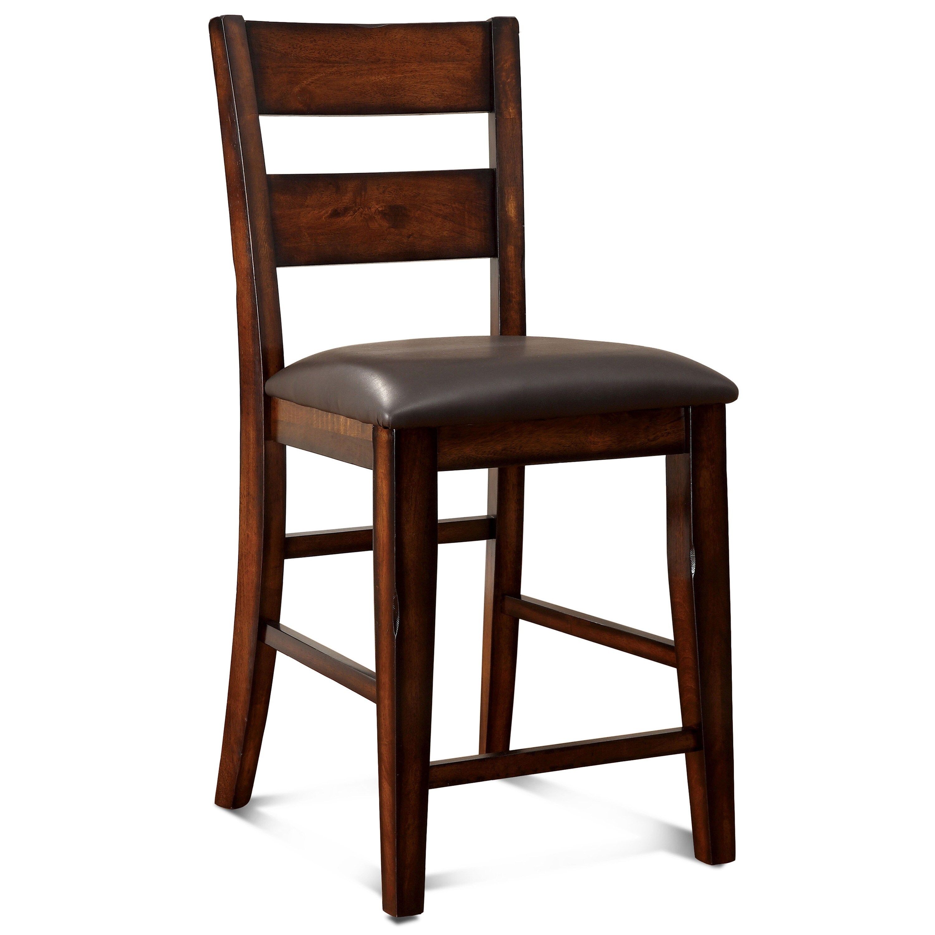 Shop Furniture Of America Paur Rustic Cherry Counter Chairs Set Of 2 Overstock 9828279,Top View Furniture