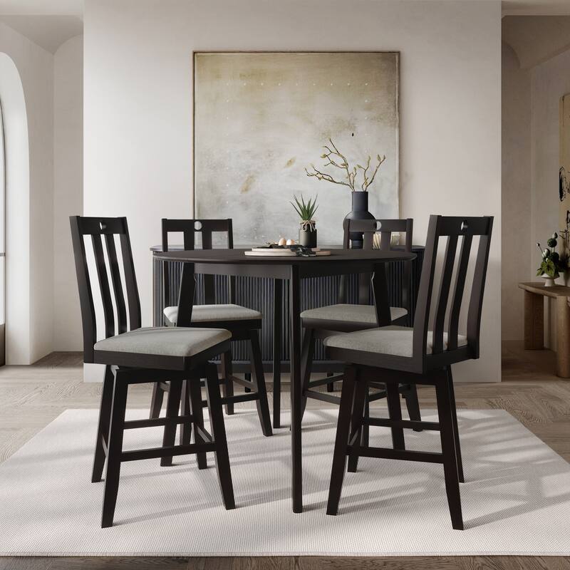 CraftPorch Mid Century Swivel Counter Dining Set