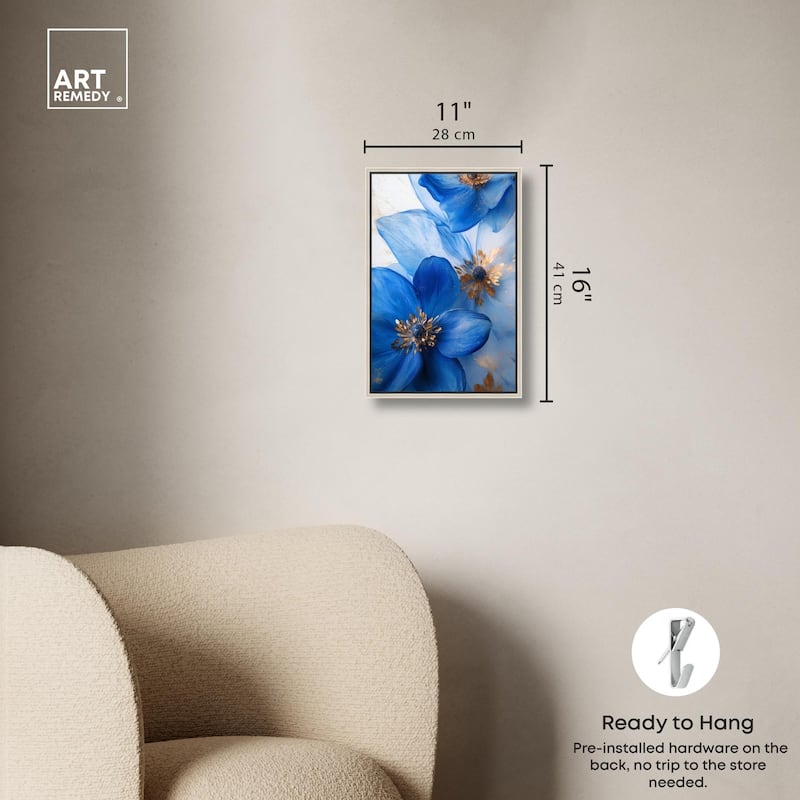 Twilight Teal Tint I Canvas by Art Remedy