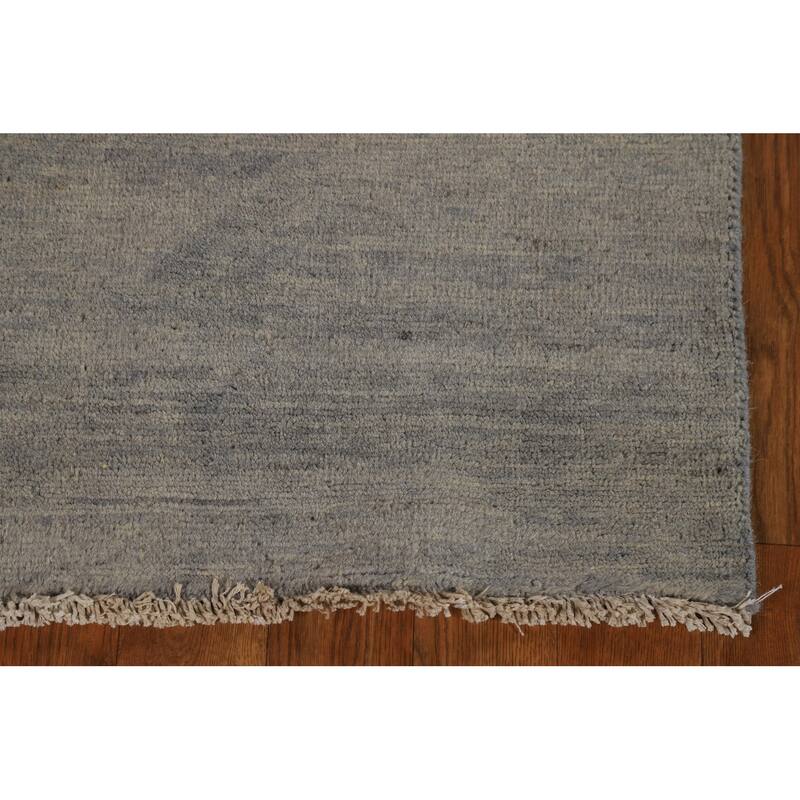 Modern Stripe Gabbeh Oriental Rug Hand-Knotted Wool Carpet - 2'8"x 4'0"