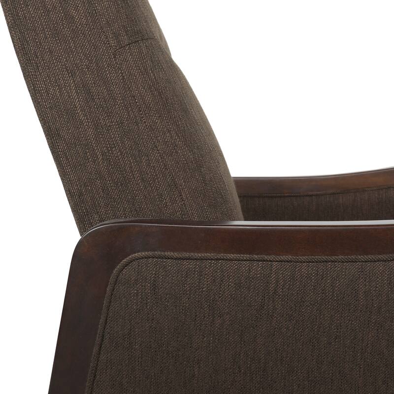 Veatch Contemporary Upholstered Pushback Recliner by Christopher Knight Home