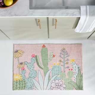 SAFAVIEH Door and Kitchen Mat Machine Washable Slip Resistant Fayza Rug