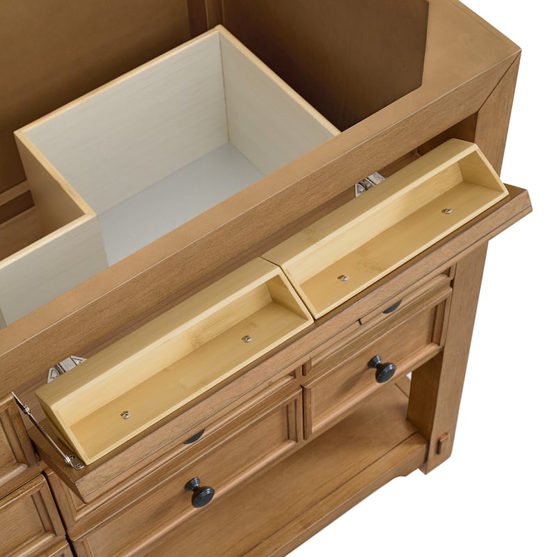 James Martin Vanities 505-V72-3ENC Malibu 72" Free Standing Double