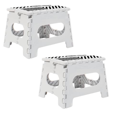 Simplify 2 Pack Folding Step Stool - 12.5"x 9"x 10"