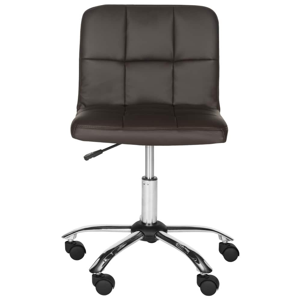 SAFAVIEH Regena Black Desk Chair - 18.3" x 21.9" x 31.5" - 18Wx22Dx32H