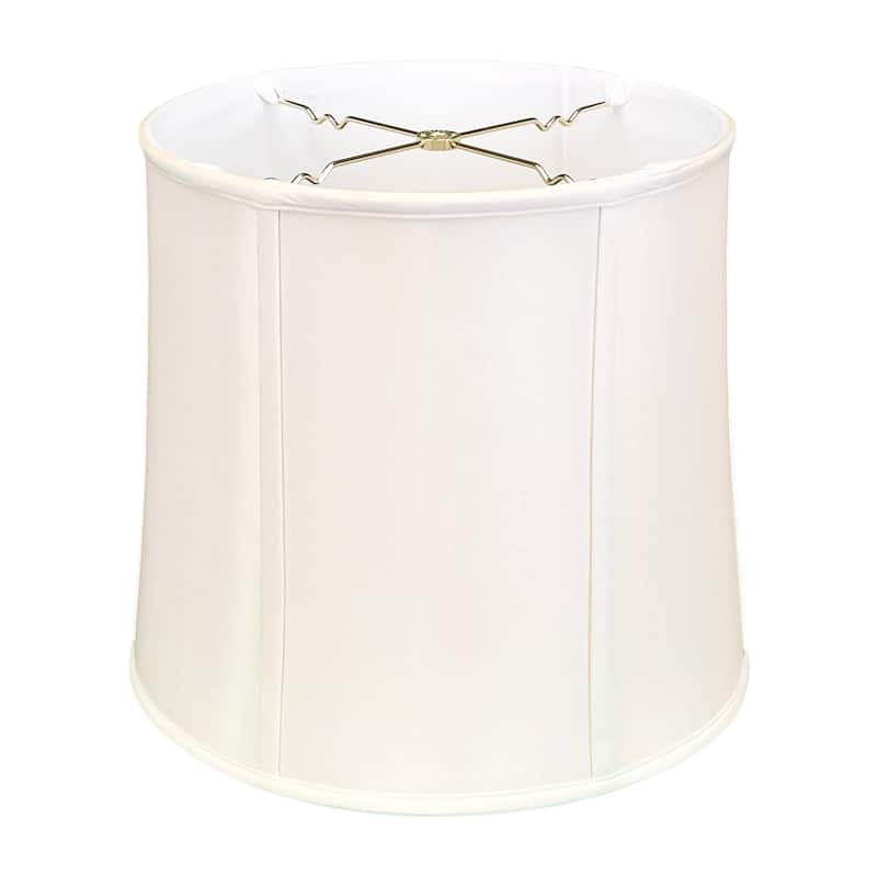 Royal Designs Drum Lamp Shade, White, 14x15x15 - Single