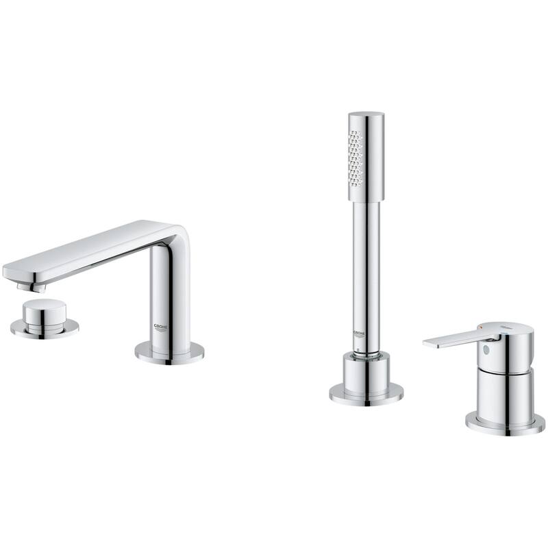 Grohe Lineare Deck Mounted Tub Filler with Built-In Diverter -