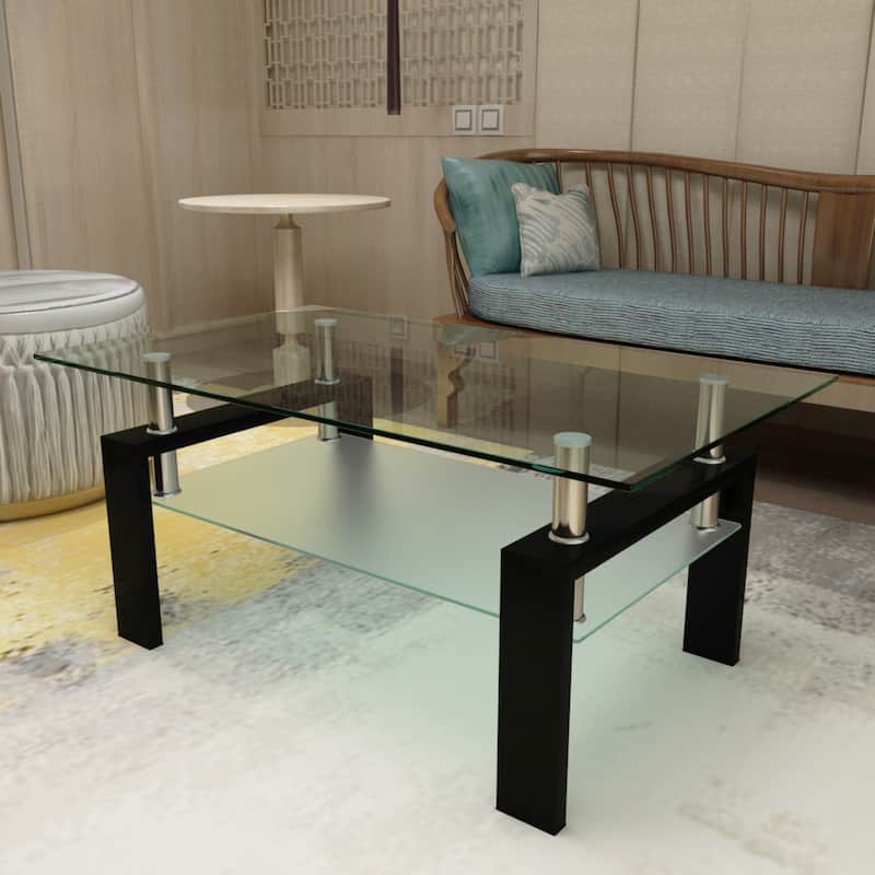 Rectangle Glass Coffee Table