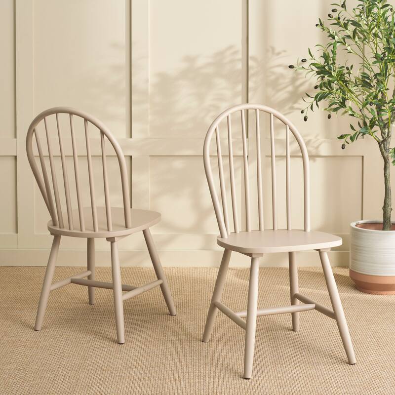 SAFAVIEH HOME Omaha Dining Chair (Set of 2) - 18"W x 18"D x 36"H